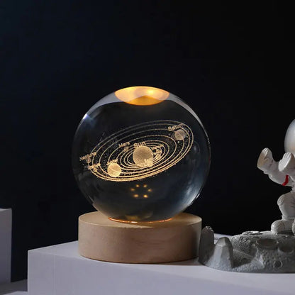 3D Crystal Ball Shape Lamp