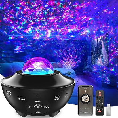 Starry Light Projector with Bluetooth Speaker