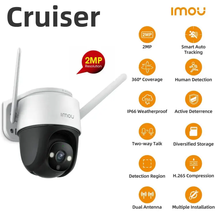 IMOU Cruiser (2mp) WIFI Wireless CCTV Camera