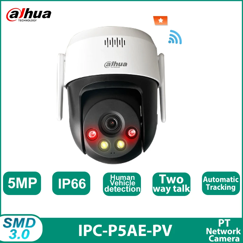 DAHUA PICO A2 (5MP)- WIFI WIRELESS PTZ CCTV CAMERA