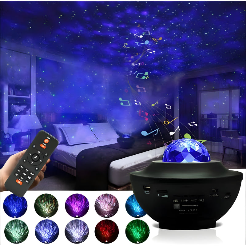 Starry Light Projector with Bluetooth Speaker