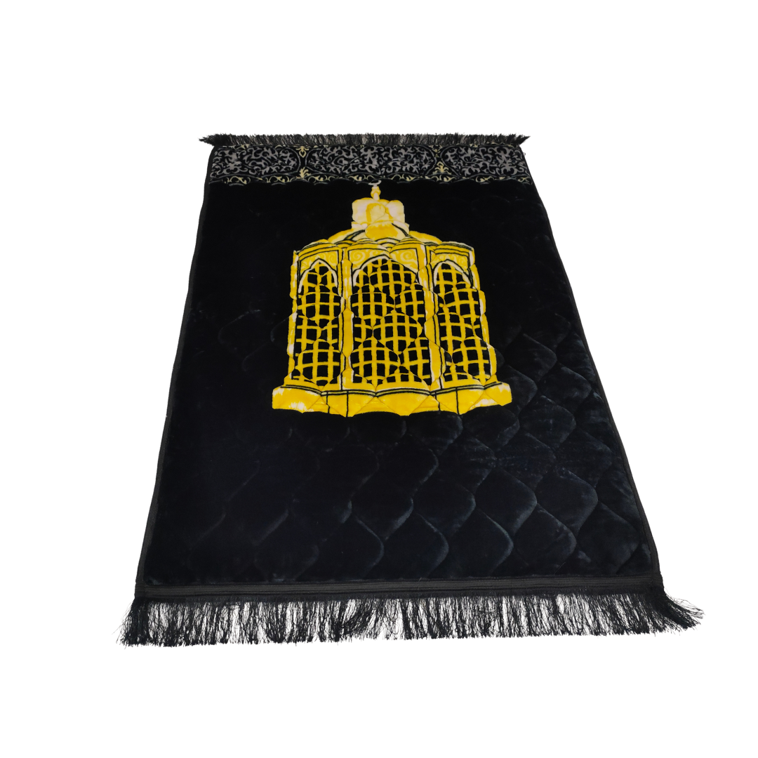 Black Maqam e Ibraheem Foam  Prayer mat