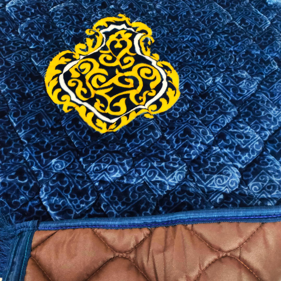 Blue Motif Premium Prayer Mat - Foam Jayenamaz